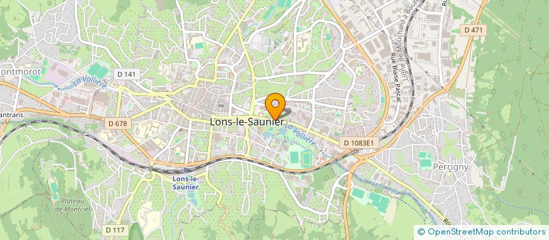 localisation de l'entreprise EURL LES BALCONS DE VAL CENIS à LONS-LE-SAUNIER