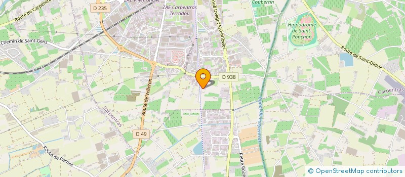 localisation de l'entreprise EURL LES BATISSES PROVENCALES à CARPENTRAS