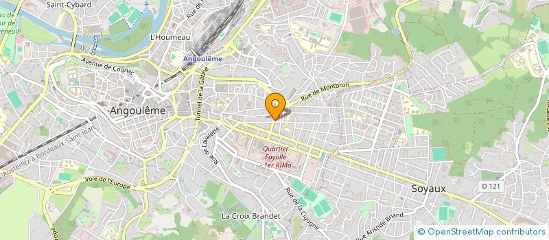 localisation de l'entreprise EURL LES BEAUX ARTS à ANGOULEME