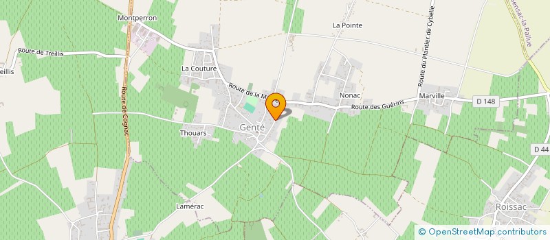 localisation de l'entreprise EURL LES BELLUGEATS à GENTE