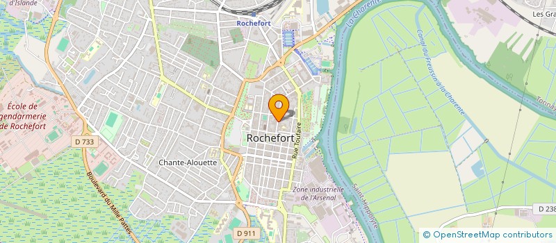 localisation de l'entreprise EURL LES BONS BECS  ROCHEFORT