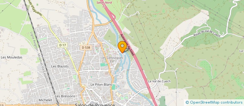 localisation de l'entreprise EURL LES CANOURGUES  SALON-DE-PROVENCE