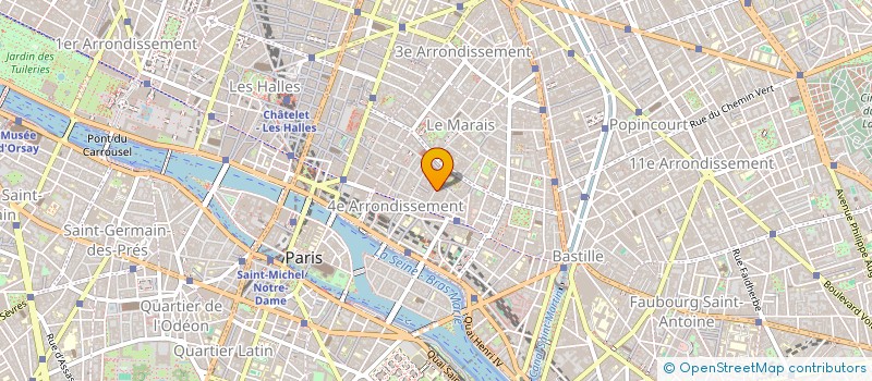 localisation de l'entreprise EURL LES CAPELLES  PARIS