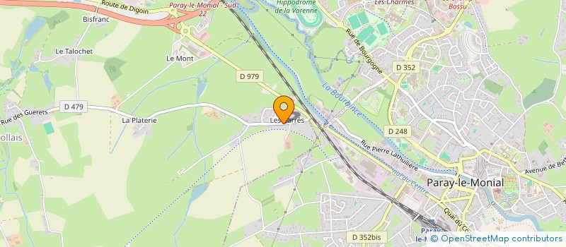 localisation de l'entreprise EURL LES CEPAGES  VITRY-EN-CHAROLLAIS