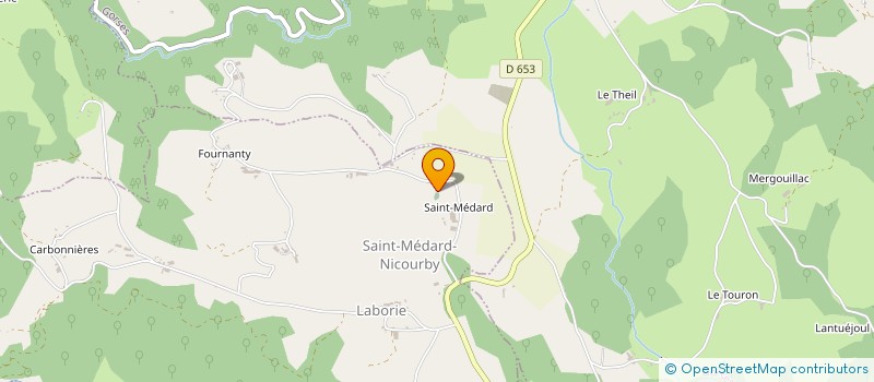 localisation de l'entreprise EURL LES COUZINS DU LOT  GORSES