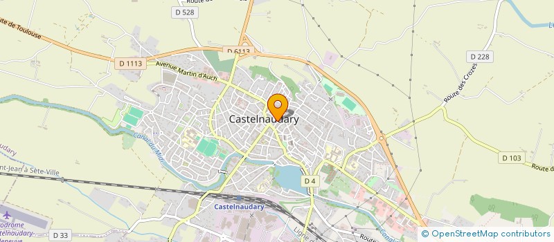 localisation de l'entreprise EURL LES CUISINES MARIE - CLAIRE  CASTELNAUDARY
