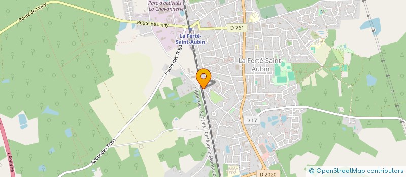 localisation de l'entreprise EURL LES DECORATEURS ORLEANAIS SOLOGNE à LA FERTE-SAINT-AUBIN