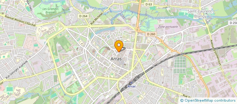 localisation de l'entreprise EURL LES DEFRIPEURS à ARRAS