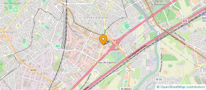 localisation de l'entreprise EURL LES DELICES DE SAINT GEORGES à MONTPELLIER