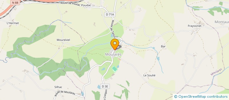 localisation de l'entreprise EURL LES FLEURS DU SEGALA  TREBAN