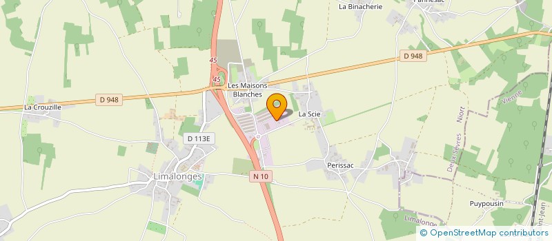 localisation de l'entreprise EURL LES HOMMES GUILLAUME  SAINT-PIERRE-D'EXIDEUIL