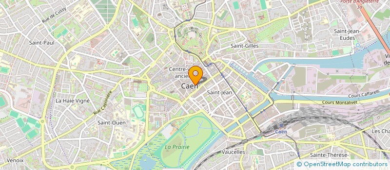 localisation de l'entreprise EURL LES HORLOGEURS à CAEN