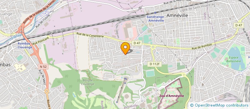 localisation de l'entreprise EURL LES JARDINS D'AMNEVILLE  AMNEVILLE