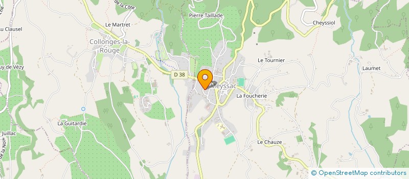 localisation de l'entreprise EURL LES JARDINS D'AUCA  SAILLAC