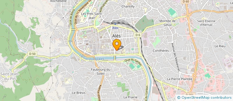 localisation de l'entreprise EURL LES JARDINS DE TRELIS à ALES