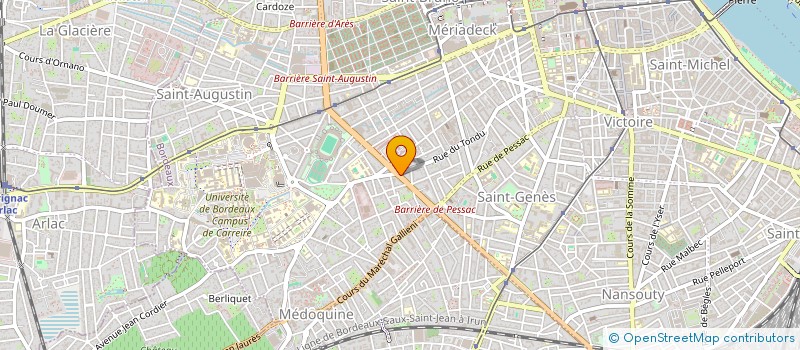 localisation de l'entreprise EURL LES LOULOUS  BORDEAUX