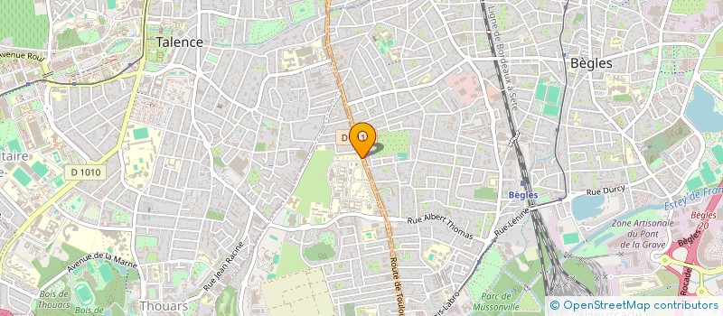 localisation de l'entreprise EURL LES MILLE PAINS  VILLENAVE-D'ORNON