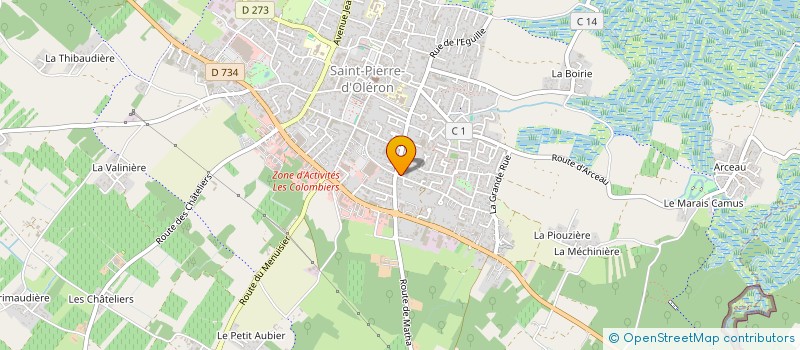 localisation de l'entreprise EURL LES NAUVES  SAINT-PIERRE-D OLERON