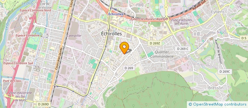localisation de l'entreprise EURL LES ORPHELINS à ECHIROLLES