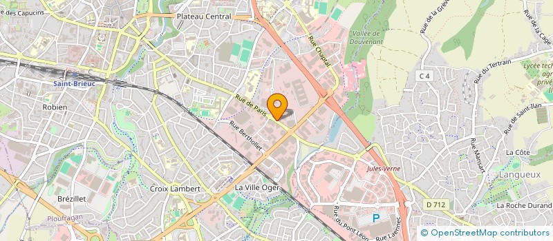 localisation de l'entreprise EURL LES PEPINIERES DE BRETAGNE à SAINT-BRIEUC