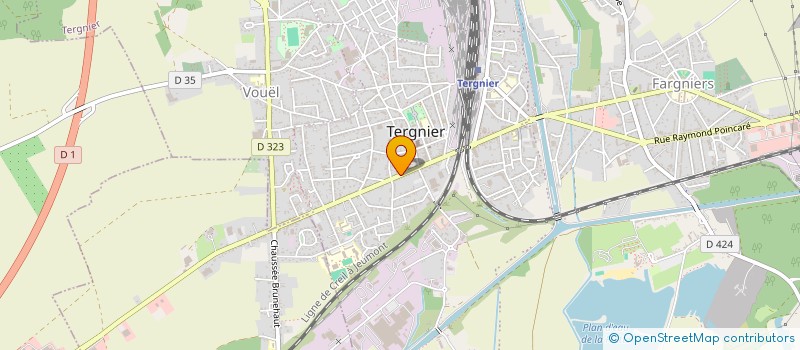 localisation de l'entreprise EURL LES PETITES CANAILLES à TERGNIER