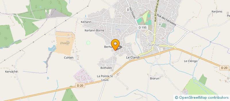 localisation de l'entreprise EURL LES PICQUET DU MOULIN à SURZUR