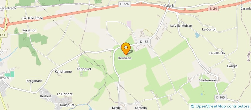localisation de l'entreprise EURL LES POULES DU BOIS DE SAPINS à BULEON