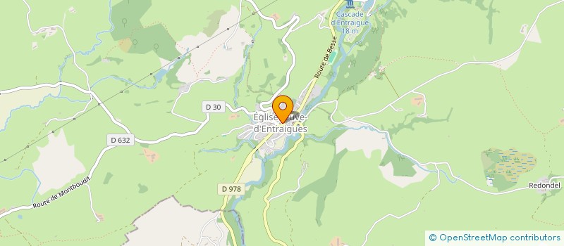 localisation de l'entreprise EURL LES RUSTIQUES DES GRANDS ESPACES  EGLISENEUVE-D ENTRAIGUES