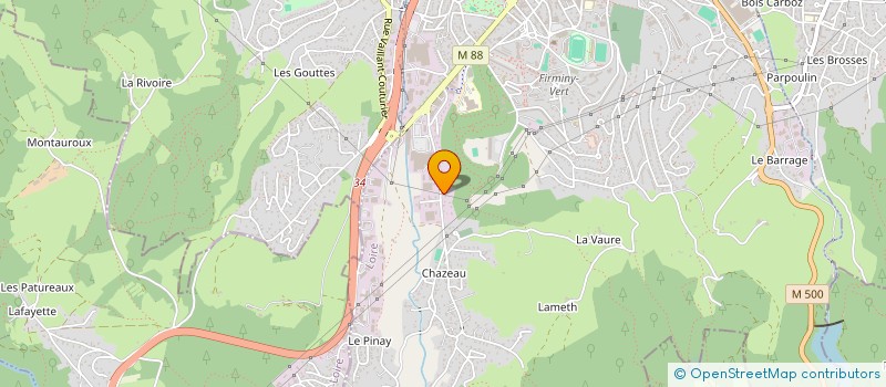 localisation de l'entreprise EURL LES SALINS RESTAURATION STE à FIRMINY