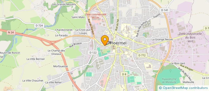 localisation de l'entreprise EURL LES STUDIOS DE BRETAGNE  PLOERMEL