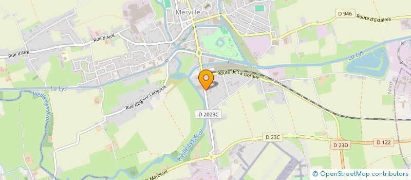 localisation de l'entreprise EURL LES TOITS DE MERVILLE à MERVILLE