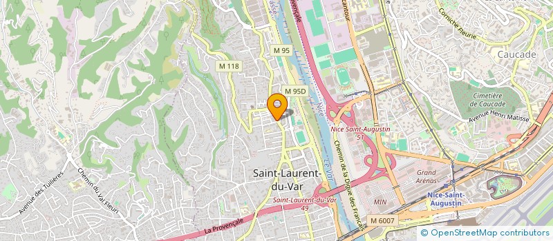 localisation de l'entreprise EURL LES VESPINS  SAINT-LAURENT-DU-VAR
