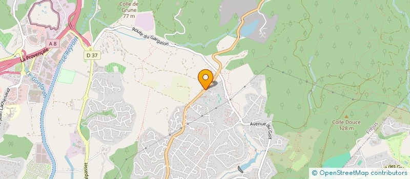 localisation de l'entreprise EURL LES VOLETS VERTS à FREJUS