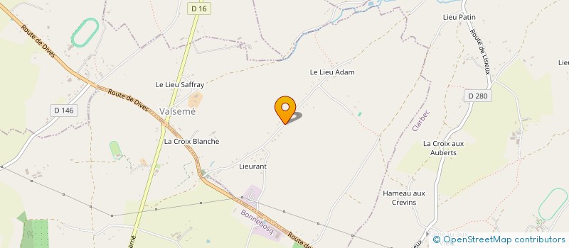 localisation de l'entreprise EURL LETELLIER DAVID  VALSEME