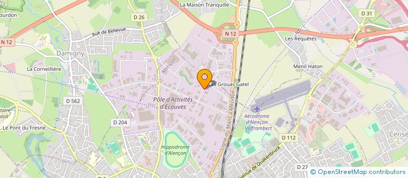 localisation de l'entreprise EURL LEVEQUE à ALENCON
