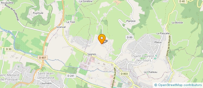 localisation de l'entreprise EURL LFPI à SAINT-LAURENT-LES-TOURS