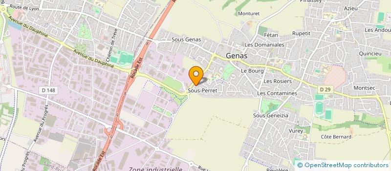 localisation de l'entreprise EURL LGBB PROMOBAT à GENAS