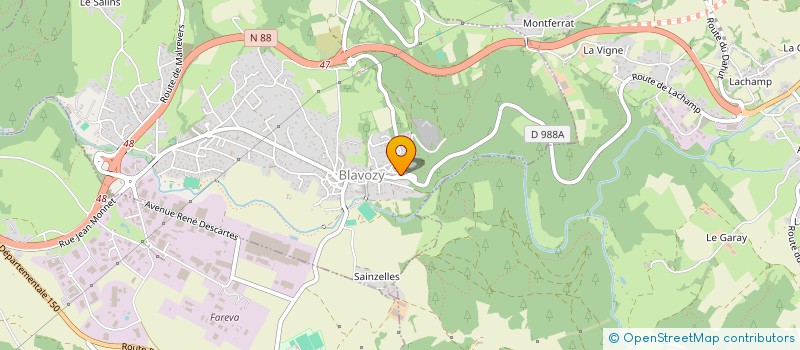 localisation de l'entreprise EURL LHOSTE MARC à BLAVOZY