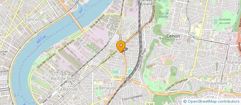 localisation de l'entreprise EURL LIBERTE BATIMENT à BORDEAUX