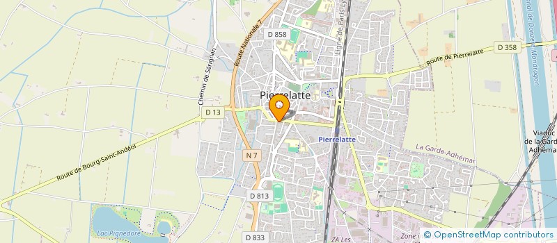 localisation de l'entreprise EURL LIBERTEL à PIERRELATTE