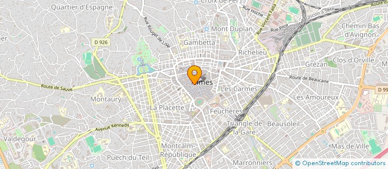 localisation de l'entreprise EURL LIBRAIRIE DE BERNIS à NIMES