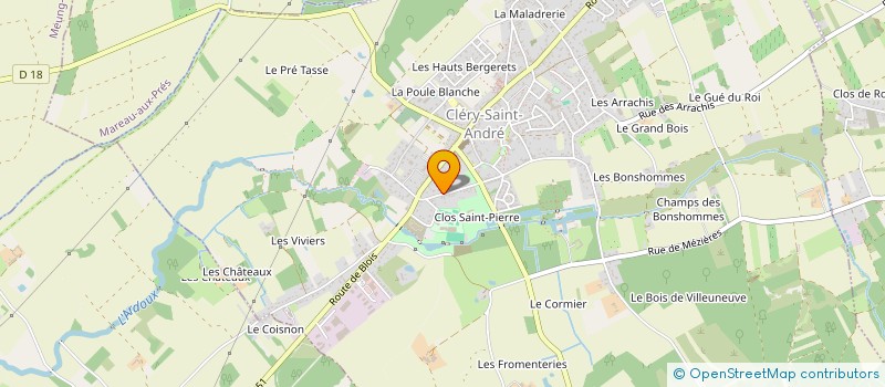 localisation de l'entreprise EURL LIGERIENNE DE PROPRETE à CLERY-SAINT-ANDRE