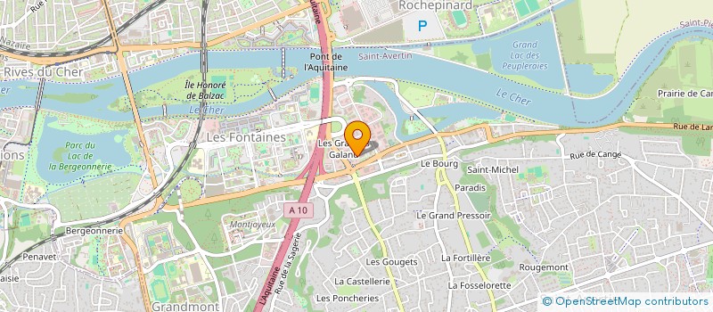 localisation de l'entreprise EURL LIGNE DECOR  SAINT-AVERTIN