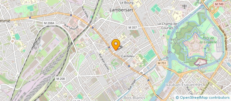 localisation de l'entreprise EURL LILA BLUE à LAMBERSART