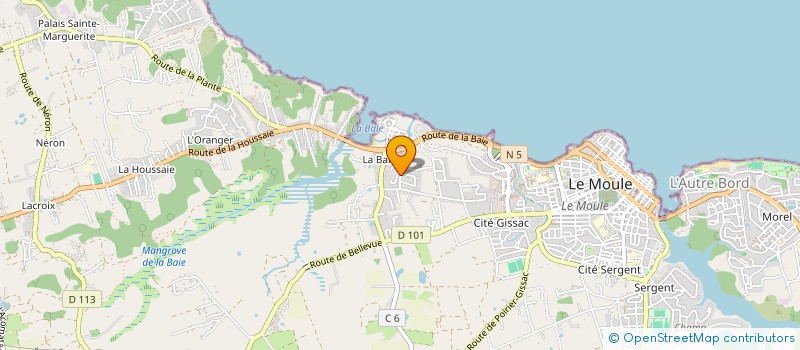 localisation de l'entreprise EURL LILAS à LE MOULE