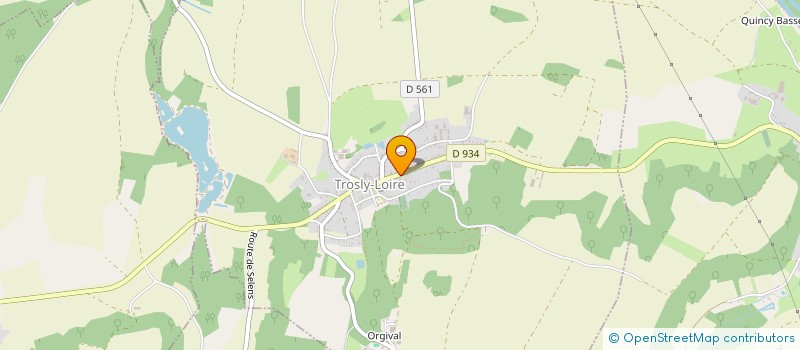 localisation de l'entreprise EURL LILI COIFF'  TROSLY-LOIRE