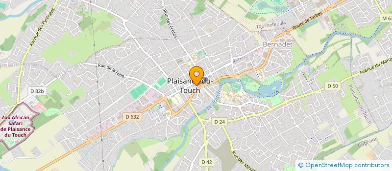 localisation de l'entreprise EURL LILOU LOISIRS  PLAISANCE-DU-TOUCH