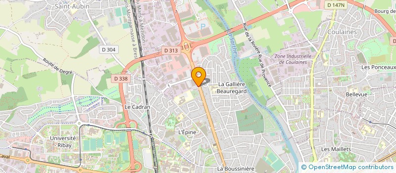 localisation de l'entreprise EURL LIN à LE MANS