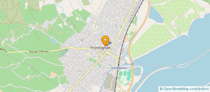 localisation de l'entreprise EURL LINGE D OC à FRONTIGNAN