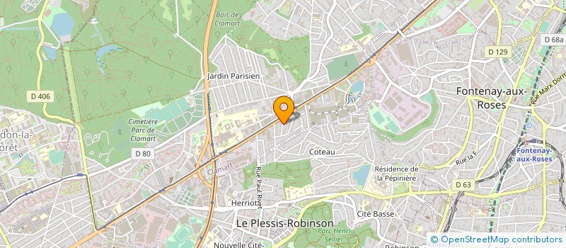 localisation de l'entreprise EURL LINKCOM  CLAMART